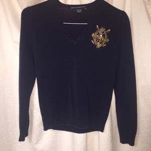 Ralph Lauren Sport v neck sweater for winter vacay